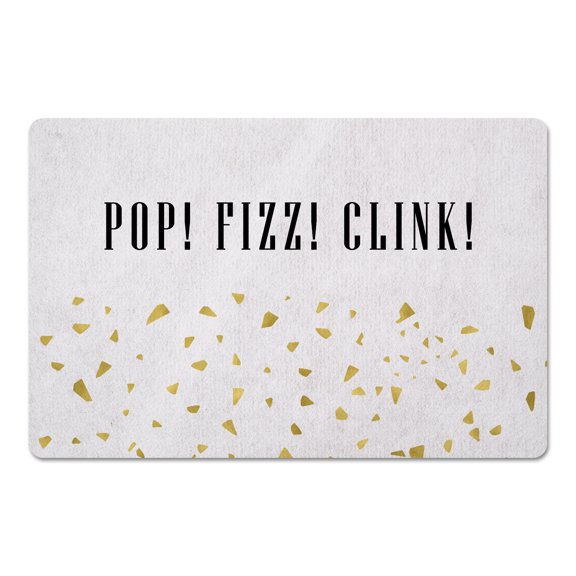 Creative Products Pop Fizz Clink 27x18 Floor Mat