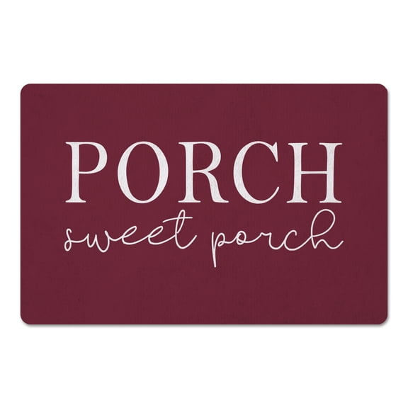 Creative Products Porch Sweet Porch Berry 27x18 Floor Mat