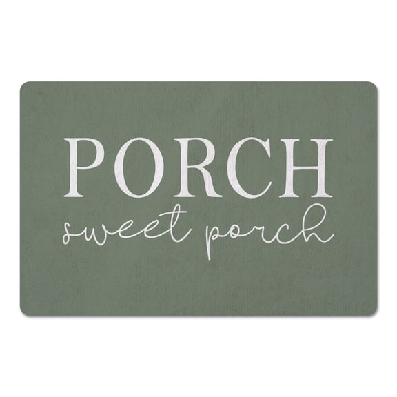 Creative Products Porch Sweet Porch Sage 27x18 Floor Mat