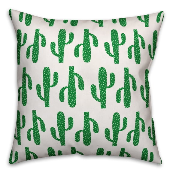 Creative Products Preppy Cacti Friends 16x16 Throw Pillow