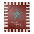 thumbnail image 1 of Creative Products Primitive Star 50 x 60 Coral Fleece Blanket, 1 of 3