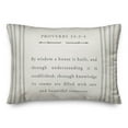 thumbnail image 1 of Creative Products Proverbs 24 20 x 14 Spun Poly Pillow, 1 of 3