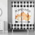 thumbnail image 1 of Creative Products Pumpkin Patch Open Daily 71x74 Shower Curtain, 1 of 2