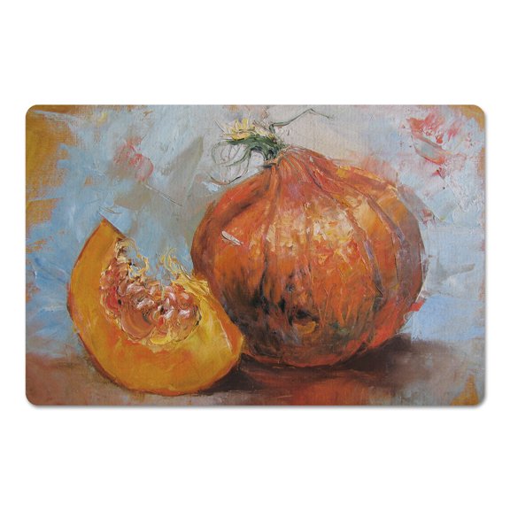 Creative Products Pumpkin Still Life 18 x 27 Floor Mat