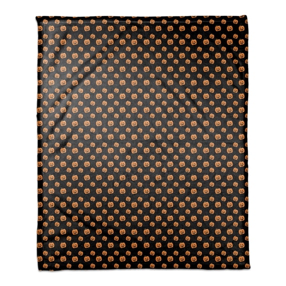 Creative Products Pumpkins Galore 50x60 Coral Fleece Blanket
