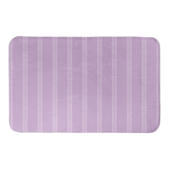 Creative Products Purple Lines 21 x 34 Bath Mat