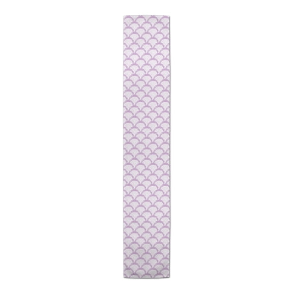 Creative Products Purple Scallops 16 x 72 Poly Twill Table Runner
