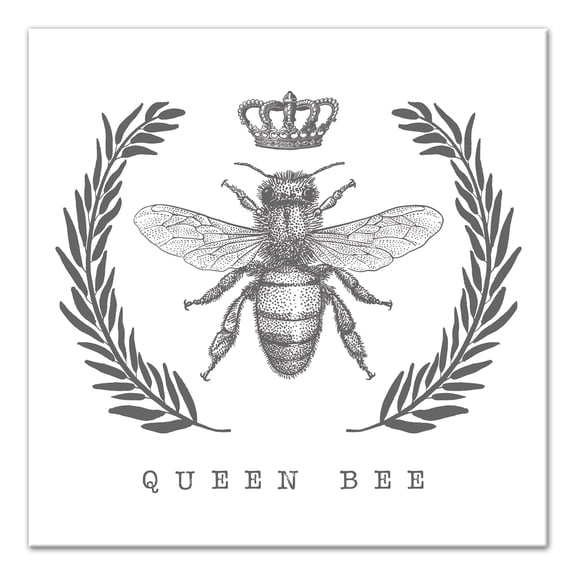 Creative Products Queen Bee 12x12 Canvas Wall Art