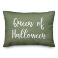 thumbnail image 1 of Creative Products Queen Of Halloween in Green 14 x 20 Spun Poly Pillow, 1 of 3