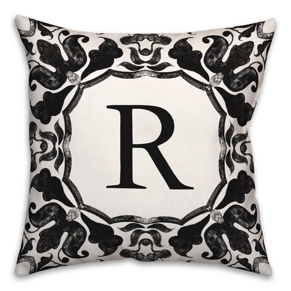 Creative Products R Monogram 18x18 Indoor / Outdoor Pillow