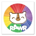 thumbnail image 1 of Creative Products RAWR! Colorful Lion 12x12 Canvas Wall Art, 1 of 5