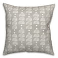 thumbnail image 1 of Creative Products Rainbow Pattern Gray 16 x 16 Indoor / Outdoor Pillow, 1 of 3