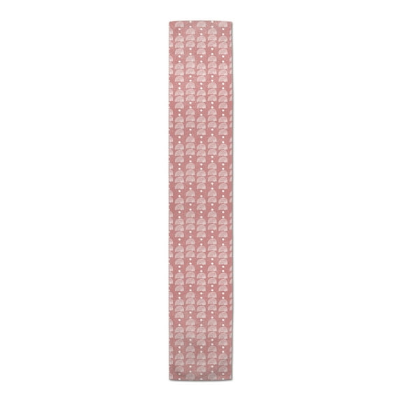 Creative Products Rainbow Pattern Pink 5 16 x 90 Poly Twill Table Runner