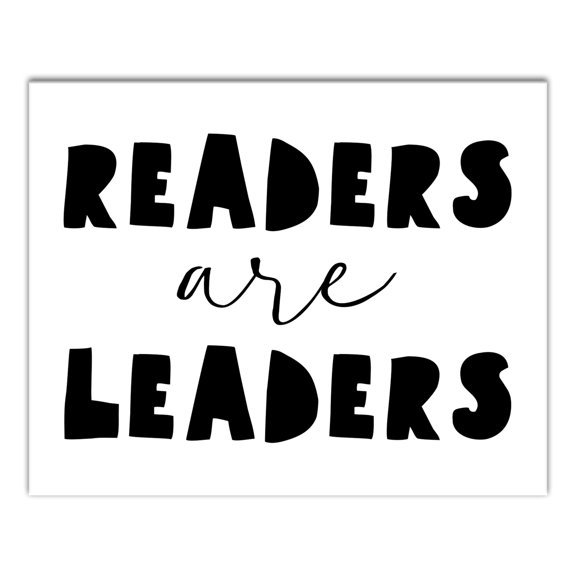Creative Products Readers are Leaders 8x10 Canvas Wall Art