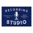 thumbnail image 1 of Creative Products Recording Studio Sign 20x30 Canvas Wall Art, 1 of 5