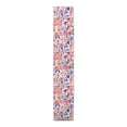 thumbnail image 1 of Creative Products Red & Blue Patchy Flowers 16x72 Cotton Twill Table Runner, 1 of 3