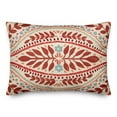 thumbnail image 1 of Creative Products Red Colored Large Folk Pattern 14x20 Indoor / Outdoor Pillow, 1 of 3