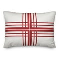 thumbnail image 1 of Creative Products Red Farmhouse Stripes 14x20 Indoor / Outdoor Pillow, 1 of 1
