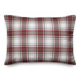 thumbnail image 1 of Creative Products Red Gray Plaid 20 x 14 Spun Poly Pillow, 1 of 3