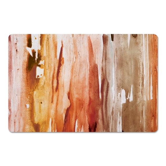 Creative Products Red Rocks Watercolor Abstract 27x18 Floor Mat