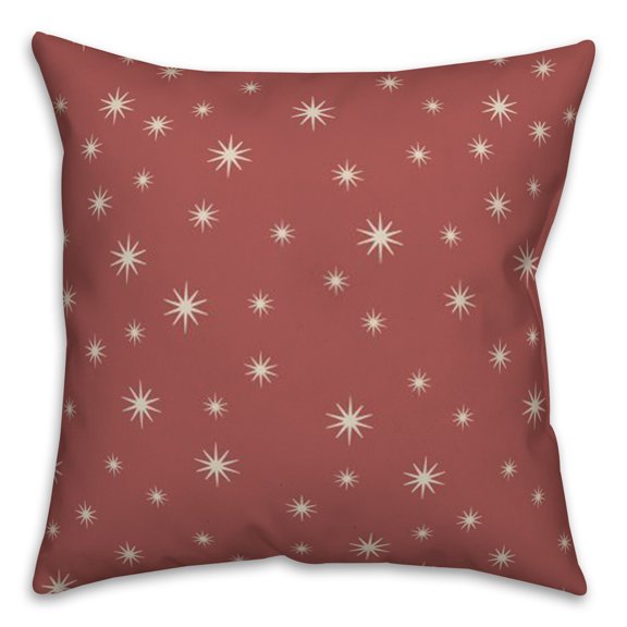 Creative Products Red Twinkle 18 x 18 Spun Poly Pillow