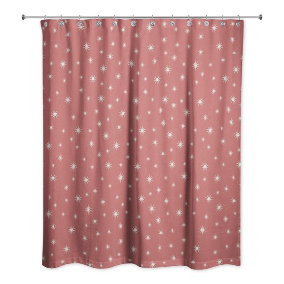 Creative Products Red Twinkle 71x74 Shower Curtain