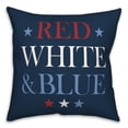 thumbnail image 1 of Creative Products Red White and Blue 18x18 Spun Poly Pillow, 1 of 3