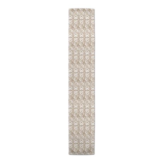 Creative Products Regal Cream Pattern 16 x 72 Cotton Twill Table Runner