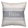 thumbnail image 1 of Creative Products Relax Linen Blue 16 x 16 Indoor / Outdoor Pillow, 1 of 3