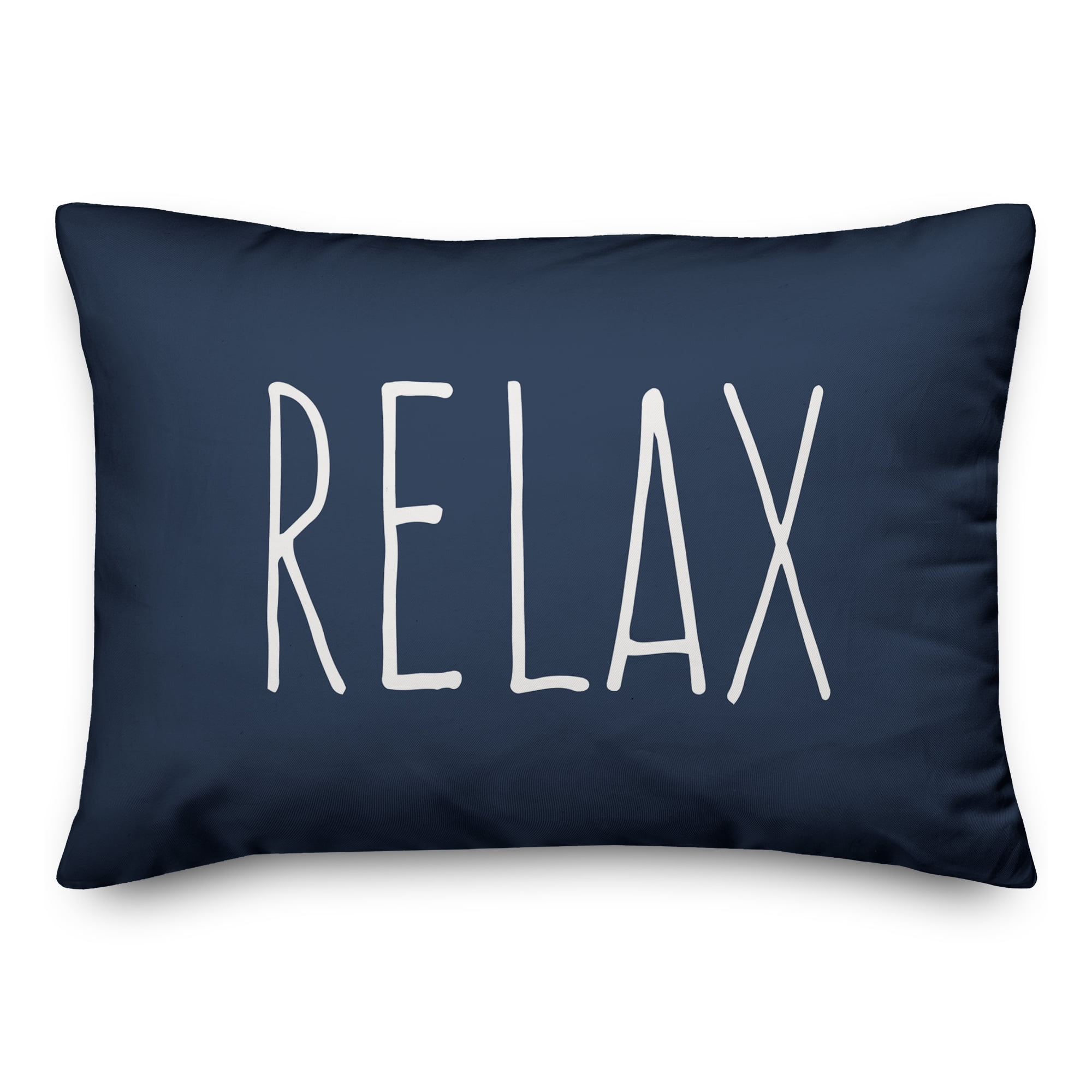 Creative Products Relax Navy 14x20 Indoor / Outdoor Pillow