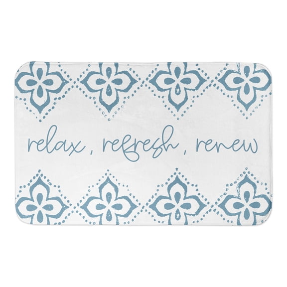 Creative Products Relax Refresh Renew 34x21 Bath Mat