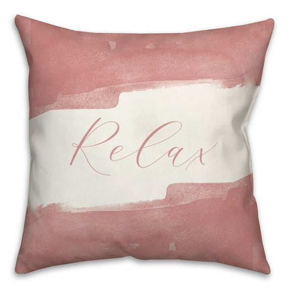 Creative Products Relax Watercolor Pink 20 x 20 Indoor / Outdoor Pillow