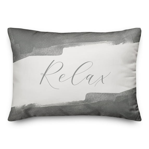 Creative Products Relax Watercolor Blue 14 x 20 Indoor / Outdoor Pillow