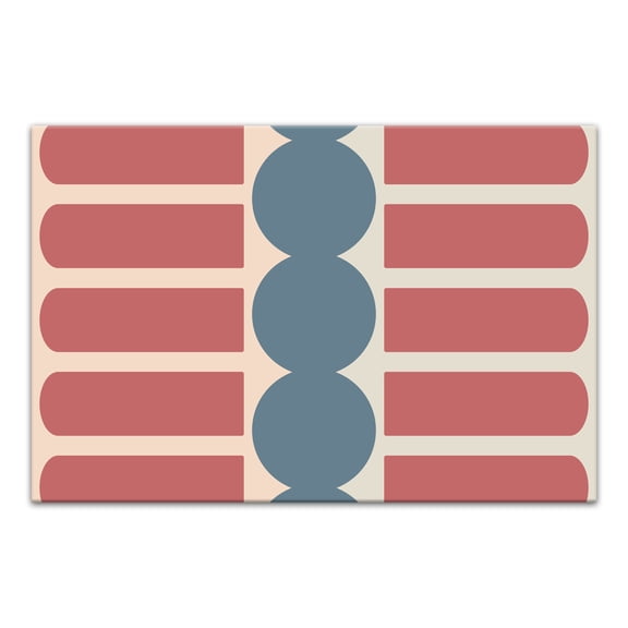 Creative Products Retro Circle Pattern 18 x 12 Canvas Wall Art