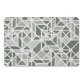 thumbnail image 1 of Creative Products Retro Geometric Sage 27x18 Floor Mat, 1 of 1