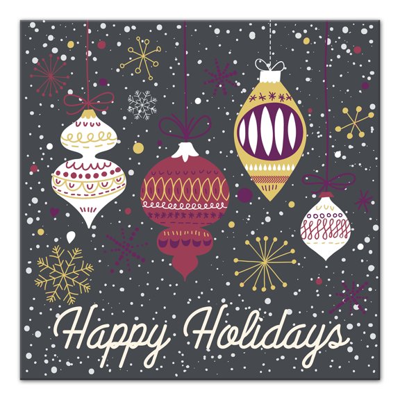 Creative Products Retro Ornaments 16x16 Canvas Wall Art