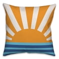 thumbnail image 1 of Creative Products Retro Sunrise 16x16 Indoor / Outdoor Pillow, 1 of 2