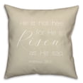 thumbnail image 1 of Creative Products Risen Bible Pillow 1 16 x 16 Spun Poly Pillow, 1 of 3