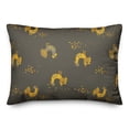 thumbnail image 1 of Creative Products Rooster Pattern in Yellow 14x20 Spun Poly Pillow, 1 of 2