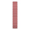 thumbnail image 1 of Creative Products RoughHexagon Pattern Red 16x72 Poly Twill Table Runner, 1 of 3