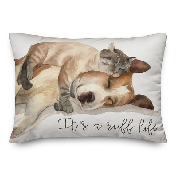 Creative Products Ruff Life 14x20 Spun Poly Pillow