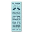 thumbnail image 1 of Creative Products Rules Of The Lake 20x60 Canvas Wall Art, 1 of 5