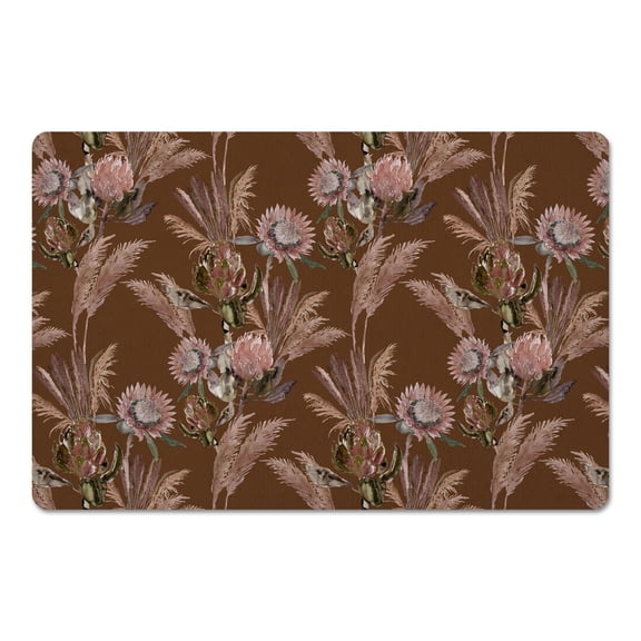 Creative Products Rust Protea Blooms 18 x 27 Floor Mat