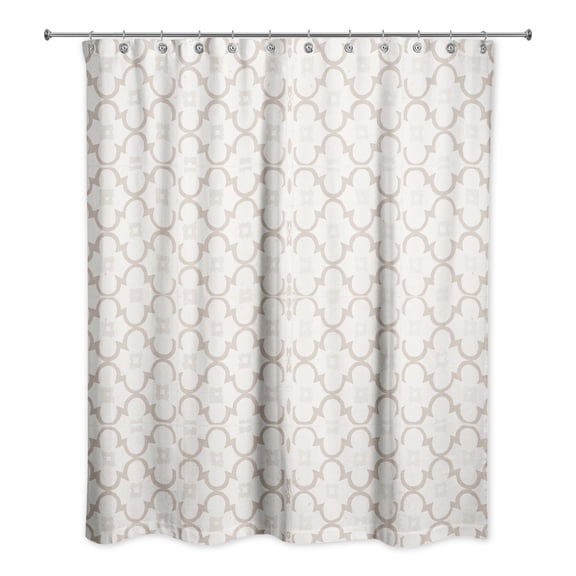 Creative Products Rustic Tile Pattern 4 71x74 Shower Curtain