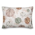 thumbnail image 1 of Creative Products Sage and Orange Pumpkin Pattern 20 x 14 Indoor / Outdoor Pillow, 1 of 3