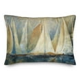 thumbnail image 1 of Creative Products Sailboat Painting 14x20 Indoor / Outdoor Pillow, 1 of 3