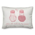 thumbnail image 1 of Creative Products Salt to My Pepper 14 x 20 Spun Poly Pillow, 1 of 3