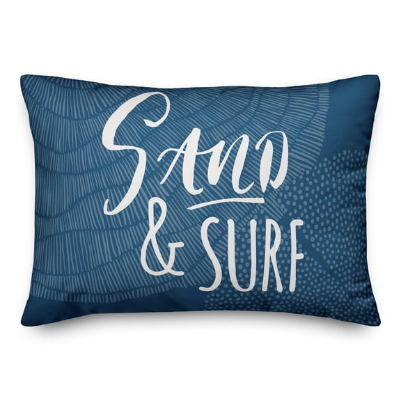 Creative Products Sand & Surf 14x20 Spun Poly Pillow