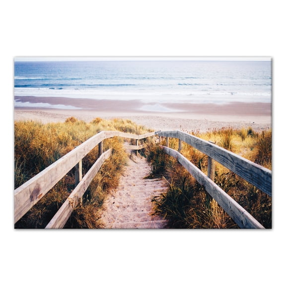 Creative Products Sandy Beach Pier 20x30 Canvas Wall Art