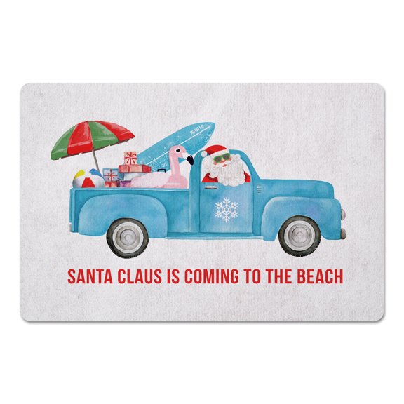 Creative Products Santa Claus Sea Cruiser 27x18 Floor Mat
